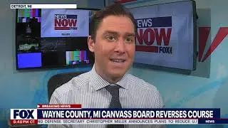 BREAKING: Wayne County Canvass Board REVERSES COURSE, Certifies Election