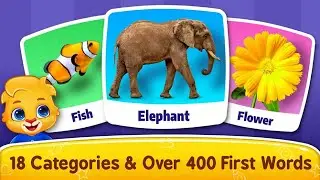 BABY GAMES FIRST WORDS IN ENGLISH FOR TODDLERS ANIMALS ANDROID EDUCATION