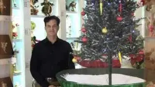 Decorating with Mark Roberts Green Based Snowing Tree