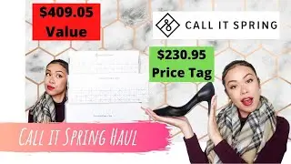 HUGE Call It Spring's 2019/2020 Sale Haul || Try On Haul & Review