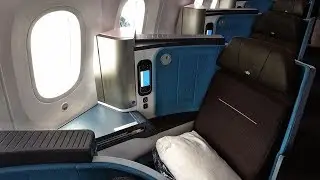 KLM's 787 WORLD BUSINESS CLASS | AMSTERDAM-DULLES | BOEING 787-9
