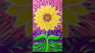 How to draw sunflower drawing #Easy #beautiful #shorts #artwork