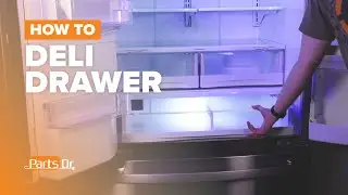 How to replace Meat Pan Assembly part # WR32X10868 on your GE Refrigerator