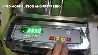 Цифровые весы Micro 30: настройка веса. Как скорректировать вес электрической вилки.