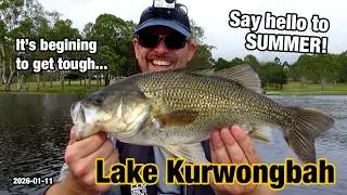 Say hello to summer! It's beginning to get tough at Lake Kurwongbah