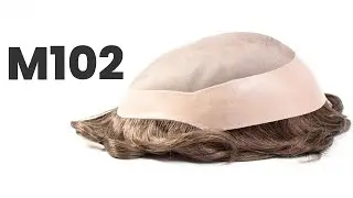 M102 #760 | Мужской парик | Индийские натуральные волосы