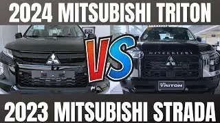 2024 MITSUBISHI TRITON VS 2023 MITSUBISHI STRADA | Exterior and Interior Walkaround