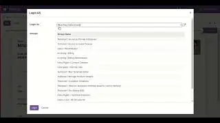 Login As Other User - v15 v14 Odoo