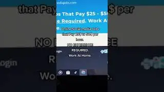 SOCIAL MEDIA JOB THAT PAYS $25 - $50 PER HOUR!