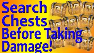 Search chests before taking damage in Fortnite!