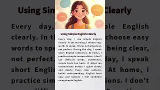 Using Simple English Clearly | Daily English Practice for Beginners | English Podcast