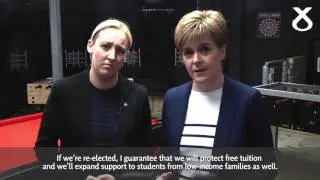 Mhairi's Campaign Diary: Castlemilk Youth Complex with Nicola Sturgeon