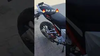 Senke raptor 125 exhaust m4 #korak #riding​ #tunisia#mforce #nouveau #xtf#110cc