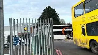 2 Rail Replacement Buses at the Three Bridges Station 