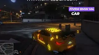Fivem BMW M4 Car | Interior & map for Roleplay | Tebex mlo