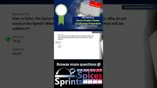 Product Owner Certification Question 276 #agile #scrum #scrumcertification  #scrumpo #pspoquestions