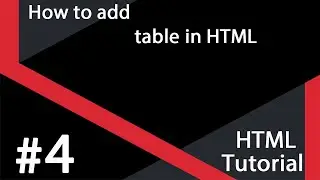 How to make table in HTML #4|Msquare Computer