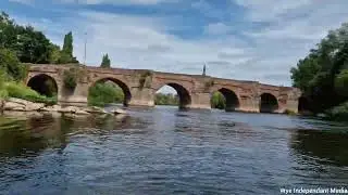 Canoeing under Wilton Bridge and Kerne Bridge!