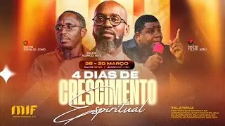 4 DIAS DE CRESCIMENTO ESPIRITUAL | Dia #I1 | 26 MAR 2025  |  com o Pastor Rosário Neto.