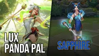 Sapphire Panda Pal Lux Skin | League of Legends | Chromas Skin