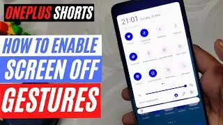 SCREEN OFF GESTURES ON ANDROID | OnePlus Tips & Tricks #shorts | TheTechStream