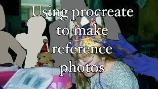 Editing painting references on procreate