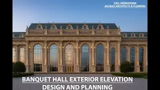 Neo Classical Banquet Hall Design & Front Elevation Ideas Perfect for Wedding and Event Architecture