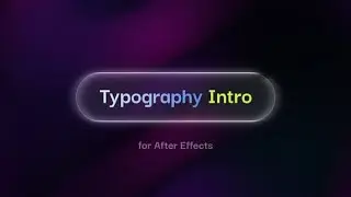 After Effects Template: Typography Intro