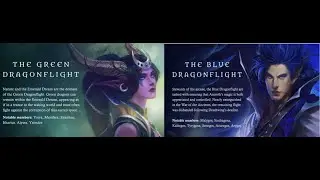 Green & Blue Dragonflight Cutscenes in Order 2K60 21:9 Ultra-Wide