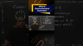 Electrochemical Equivalent Explained in 60s ⚡ | NEET & JEE Must-Know Concept | TNM Sir #neet2026