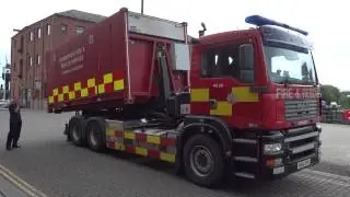 Humberside Fire & Rescue - MAN TG-M Prime Mover Loading Technical Rescue POD