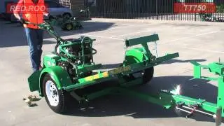 Tilt Trailer Equipment Trailer Hire A Rotary Hoe