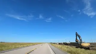 Harrison, Nebraska to Lusk, Wyoming | Coal Train Derailment | 4K Realtime Scenic Driving