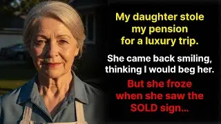 My daughter stole my pension for a trip. She returned to a 'SOLD' sign - Revenge Stories