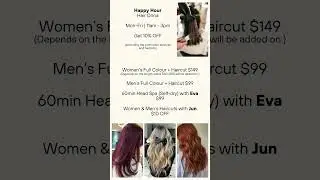 Do not miss out!! Hurry up to book an appointment!! 다양한 프로모션의 혜택을 누릴 기회를 놓치지 마세요!!