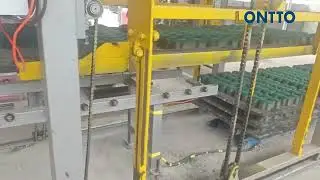 LONTTO  Hydraulic color concrete  block making machine #machine #block #buildingconstruction