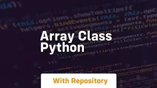 array class python