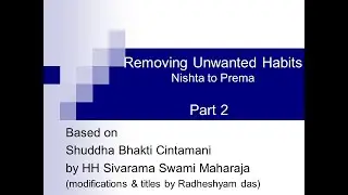 Removing Unwanted Habits Part 2_HG Radheshyam Das