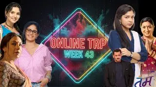 Online Trp of Week 43 (2025) Top 10 Shows of this week | Vasudha, Bigg Boss, Kyunki Saas, Mannat 