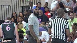 Coach LEBRON JAMES Let the Referee HAVE IT at Bronny's Game After TERRIBLE Call!