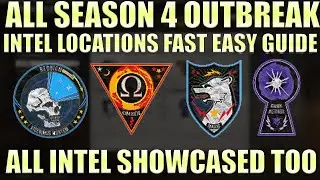 ALL Season 4 Outbreak Intel Location Guide - Fast Easy Tutorial Dark Aether Omega Maxis Requiem Zoo