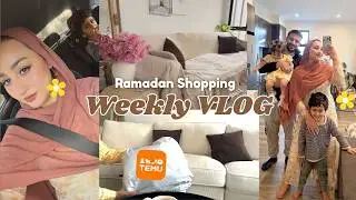 VLOG-  خرید از تمو 🛍️🛒 Temu Haul, Costco Groceries 🥨 Preping home for Ramadan 🎀