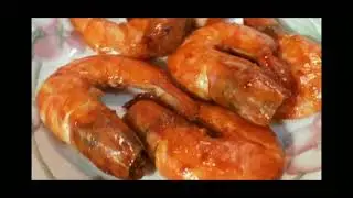 Mencoba masak udang