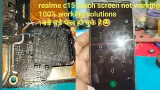 realme c15 touch screen/ display /not working | tested solution