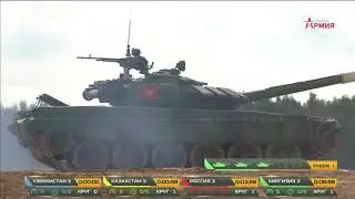Tank Biathlon 2020 Day 5 Race 6  Russia Kazakhstan Uzbekistan & Kyrgyzstan
