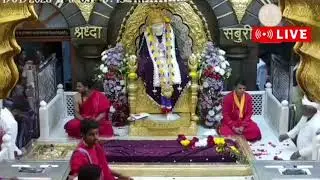 SHIRDI SAI BABA LIVE DHOOP AARTI DARSHAN TODAY ||