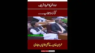 PM Imran Khan Claps On Hammad Azhar Great Reply To Shahbaz Sharif | Imran Khan | GTP