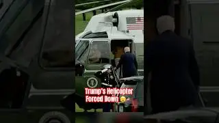 Trump&rsquo;s Marine One Emergency Landing in the UK! 🚁⚠️