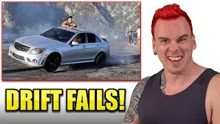 Pro Drifter Reacts to Street Drifting Fails 2021