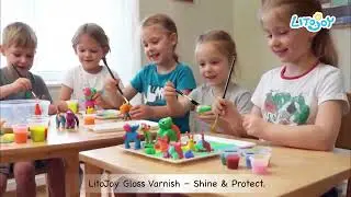 LitoJoy Gloss Varnish - Super Gloss and Fast Dry - Water based